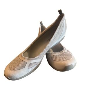 Merrell Mimic Bond Taupe Silver Mesh Slip On Ballet Flats Womens 11 J55138
